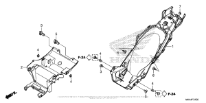 NC700X (DCT) Задний бампер