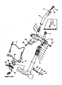 XV250S ｽﾃｱﾘﾝｸﾞ