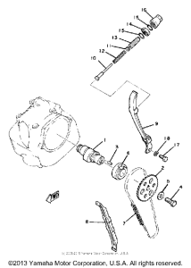 XT200K Camshaft - chain