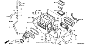 XR250R Air cleaner (a)