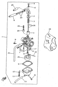 CW50RSX Карбюратор