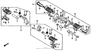 CB1000 Подножки
