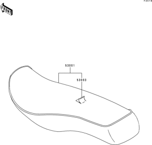 BJ250 Сиденье