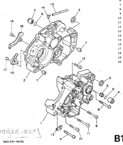  Картер двигателя