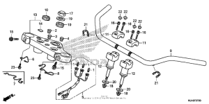 VT750C Handlebar (vt750c / ca / cs)