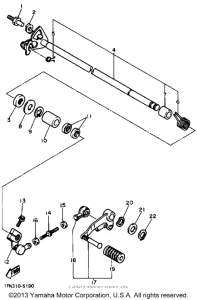  Вал переключения