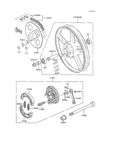 AR80-II Задняя ступица колеса