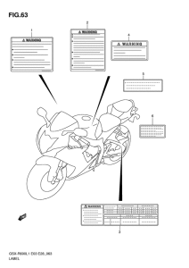 GSX-R600 Honda mark