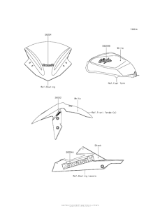 EX300 Decals (White)(Bff)