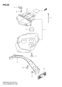 RMX450 Задний комбинированный сигнал