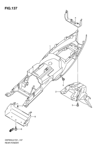 GSF650 (ABS) Заднее крыло