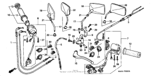 VT1100C Рулевые переключатели