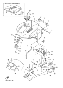 YZF-R6 Топливный бак