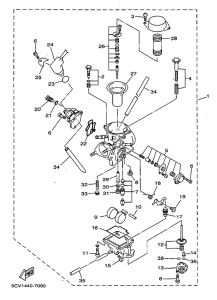 YP250A Карбюратор