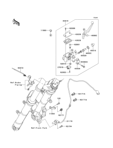 EX300 Главный тормозной цилиндр
