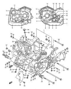 VS1400 Картер двигателя