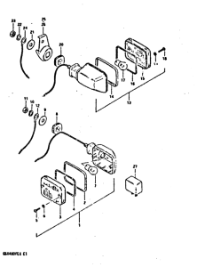 GSX400 Поворотники