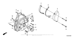 NC700J (DCT) Крышка генератора