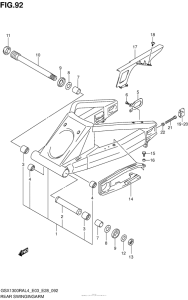 GSX1300R (ABS) Rear Swingingarm