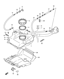 AN650 (ABS) Tank fuel