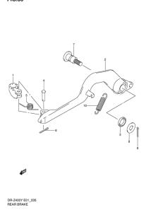DR-Z400 Передний суппорт