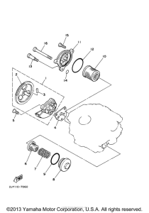 TW200M Масляный насос