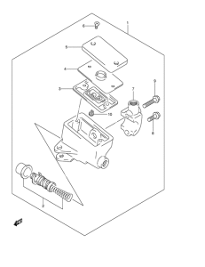 GSF1200S Передний тормозной цилиндр