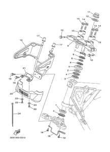 YBR125ED Управление