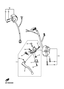 FZ1-N Interruptor  manillar&palanc