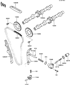 ZX600 Распред вал