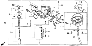CA125 Carburetor assy