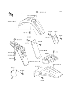 KDX125 Fender(1 / 2)