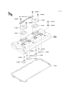 ZR1200 Крышка головки цилиндров