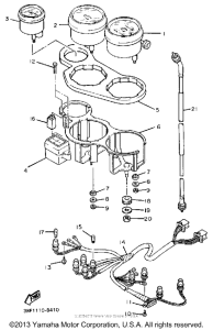 FZR400SWC Приборы