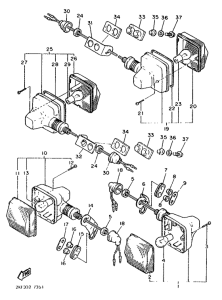 XT600H (33KW) Поворотники