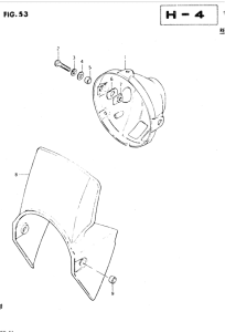 DR250 Фара головного света