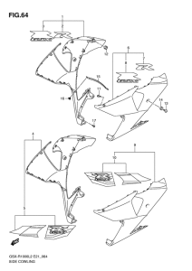 GSX-R1000 Side cowling