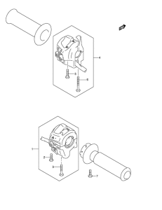 GSX1300R Рулевой переключатель