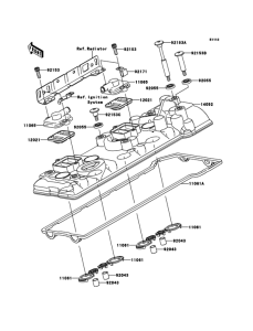 ZG1400 Крышка головки цилиндров