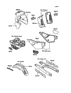 KL650 Наклейки