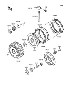 Z550 Сцепление