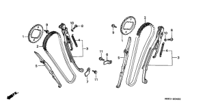 NV400 Цепь грм / натяжное устройство