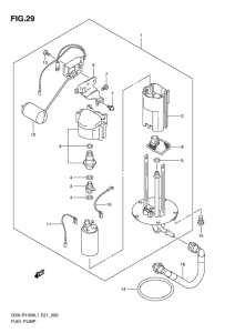 GSX-R1000 Топливный насос