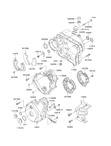 KL650 Engine cover(s)(1 / 2)