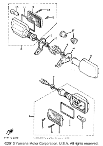 XT550K Поворотники