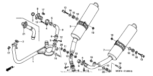 RVT1000R Глушитель