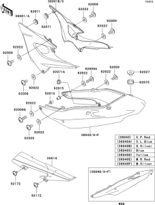 ZR750 Боковые обтекатели
