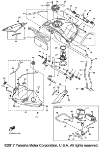 YZF-R1M Топливный бак