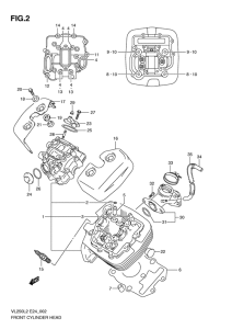 VL250 Головка цилиндров