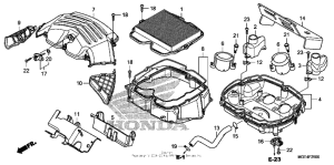 VFR1200F (DCT) Воздушный фильтр